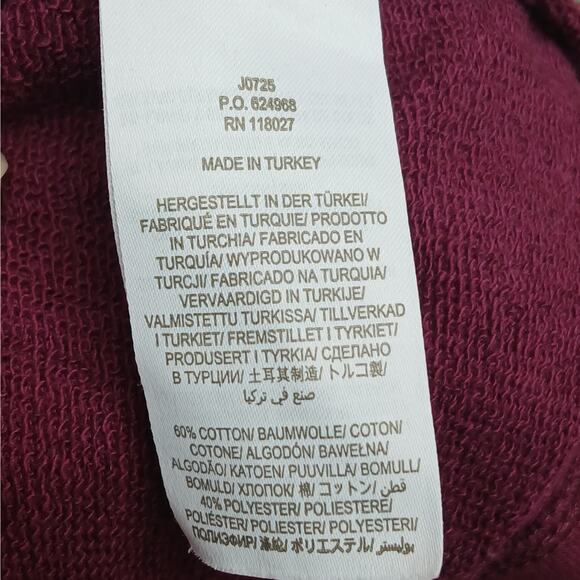 Boden Stretch Puff Sleeve Crew Neck Dress Winter Burgundy Maroon Size 16R - Picture 5 of 10